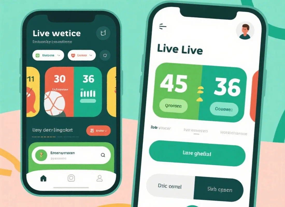 世界杯赛事实况与比分提醒界面示意图